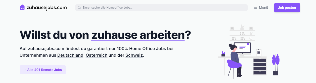 Zuhausejobs best job portals in Germany